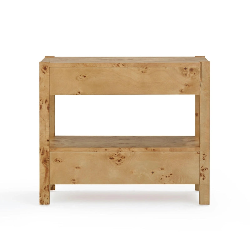 Brandyss Wooden 2 Drawer Nightstand