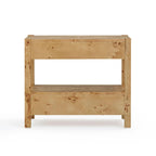 Brandyss Wooden 2 Drawer Nightstand