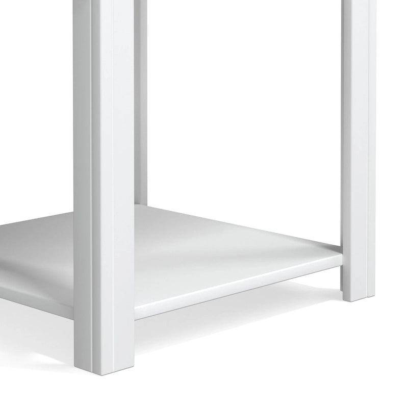 Bridgevine Home Modern Farmhouse 24 inch Side Table, No Assembly Required, Two-Tone Finish