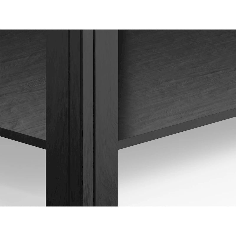 Bridgevine Home Modern Farmhouse 24 inch Side Table, No Assembly Required, Two-Tone Finish