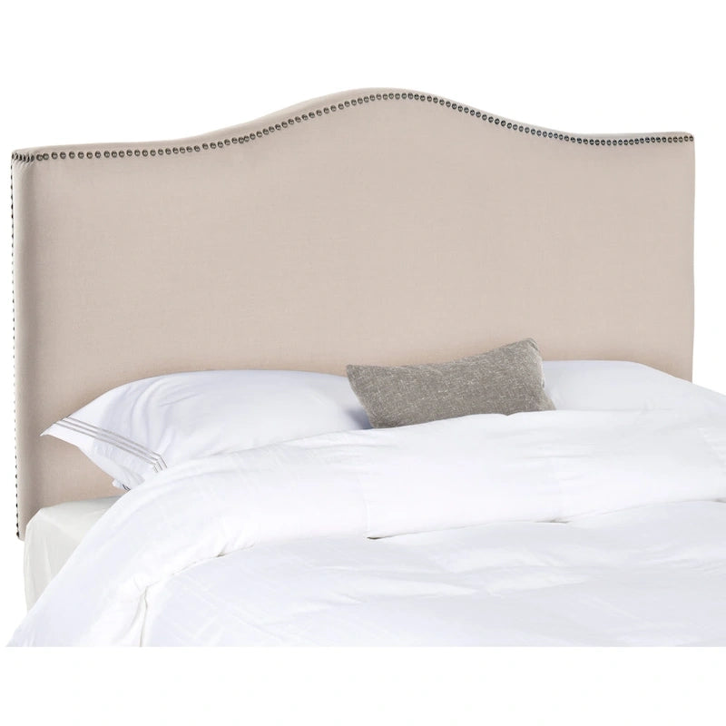 SAFAVIEH Ashlie Upholstered Camelback Headboard