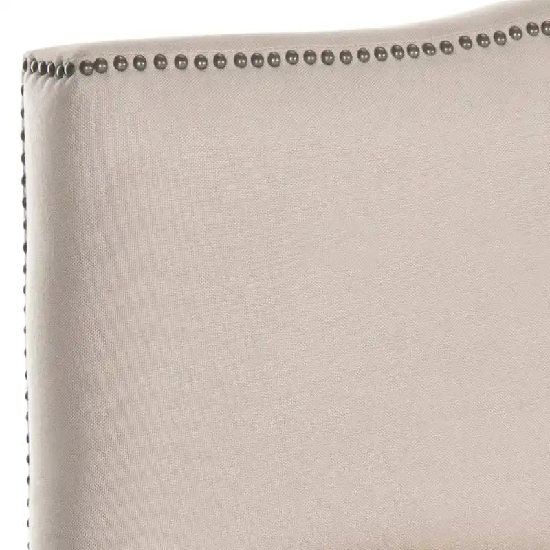 SAFAVIEH Ashlie Upholstered Camelback Headboard