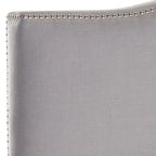 SAFAVIEH Ashlie Upholstered Camelback Headboard
