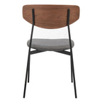 SAFAVIEH Noemie Mid-Century Dining Chair (Set of 2) - 20 W x 18.8 L x 32.5 H - 20Wx19Dx33H