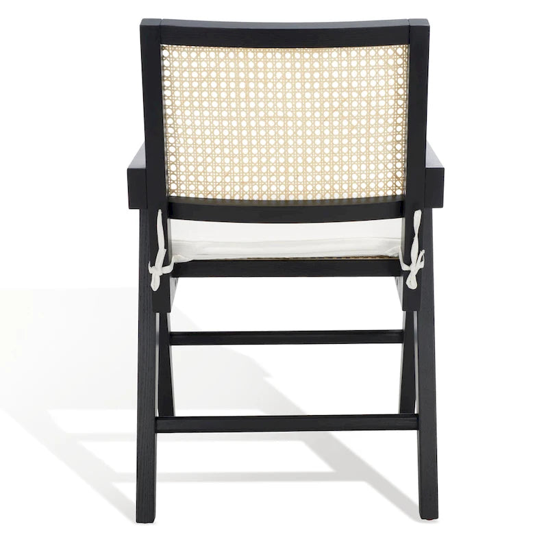 SAFAVIEH Couture Maiju Rattan Arm Chair - 21 In. W x 23 In. D x 34 In. H - 21Wx23Dx34H