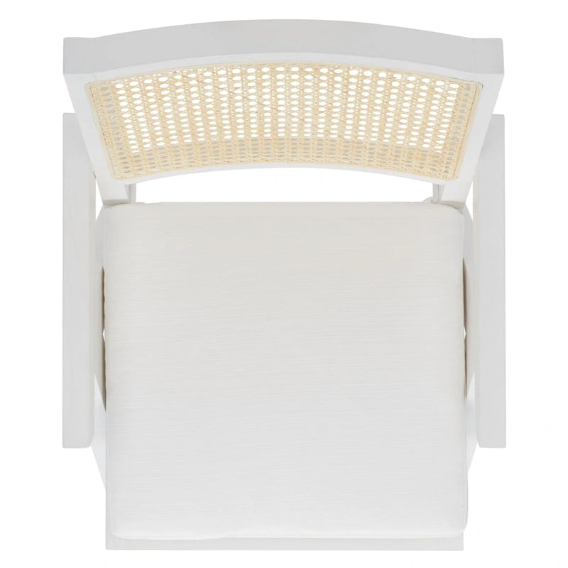 SAFAVIEH Couture Maiju Rattan Arm Chair - 21 In. W x 23 In. D x 34 In. H - 21Wx23Dx34H