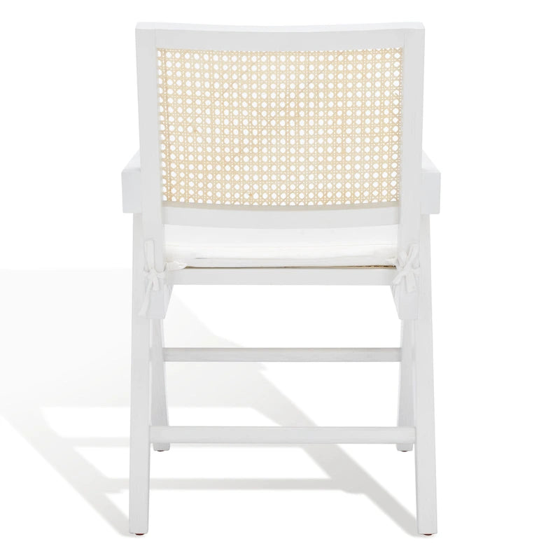SAFAVIEH Couture Maiju Rattan Arm Chair - 21 In. W x 23 In. D x 34 In. H - 21Wx23Dx34H