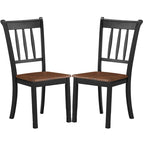 Gymax 4PCS Wooden Dining Side Chair High Back Armless Home Furniture - See Details