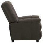 vidaXL Recliner Taupe Fabric - 29.1 x 38.9 x 40.1