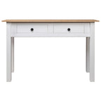 vidaXL Console Table Entryway Table Side Table Solid Pine Wood Panama Range - 43.3 x 15.7 x 28.3