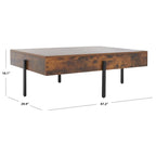 SAFAVIEH Tawnee Coffee Table - 47 W x 30 D x 16 H - 47Wx30Dx16H