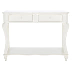 SAFAVIEH Otelia Dark Brown Wood Console Table. - 43Wx15Dx32H