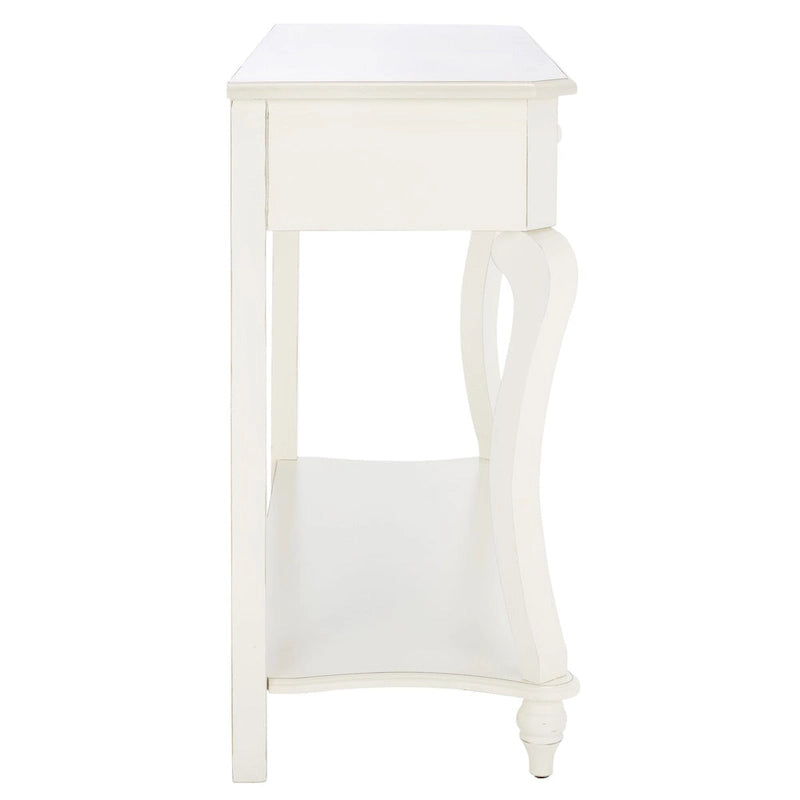 SAFAVIEH Otelia Dark Brown Wood Console Table. - 43Wx15Dx32H