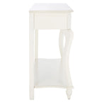 SAFAVIEH Otelia Dark Brown Wood Console Table. - 43Wx15Dx32H