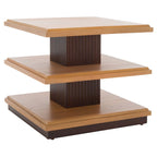 SAFAVIEH Ava 2-Shelf Accent Table - 24 L x 24 D x 21 H - 24Wx24Dx21H