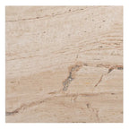 SAFAVIEH Couture Izzat Square Marble Accent Table - 21 In W x 21 In D x 12 In H - 21Wx21Dx12H