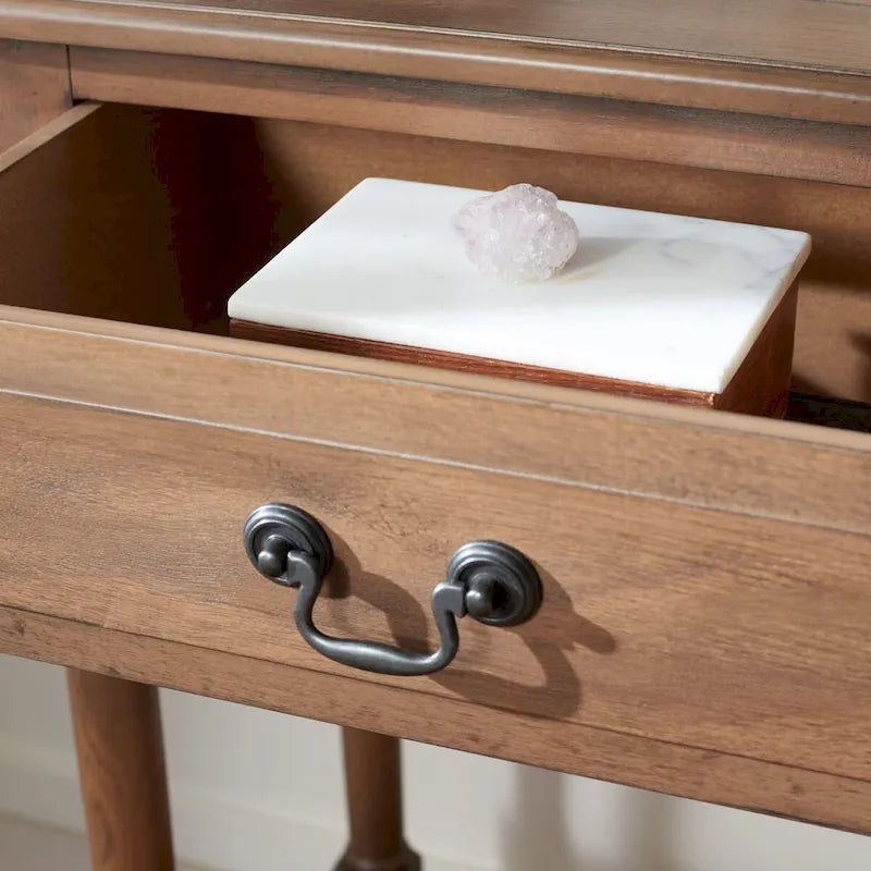 SAFAVIEH Justina 2-Drawer Console Table - 35.5 W x 13 L x 29.5 H - 36Wx13Dx30H
