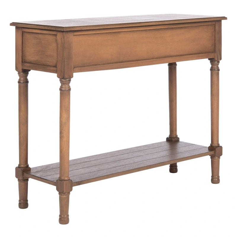 SAFAVIEH Justina 2-Drawer Console Table - 35.5 W x 13 L x 29.5 H - 36Wx13Dx30H