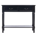 SAFAVIEH Justina 2-Drawer Console Table - 35.5 W x 13 L x 29.5 H - 36Wx13Dx30H