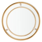 SAFAVIEH Treasures Sonya Gold/ Mirror Top Accent Table - 15 x 15 x 19.7 - 15Wx15Dx20H