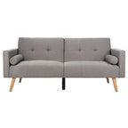 SAFAVIEH Tamekia Foldable Futon Bed with Pillow - 74.8 x 31.9 x 34.7