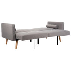 SAFAVIEH Tamekia Foldable Futon Bed with Pillow - 74.8 x 31.9 x 34.7