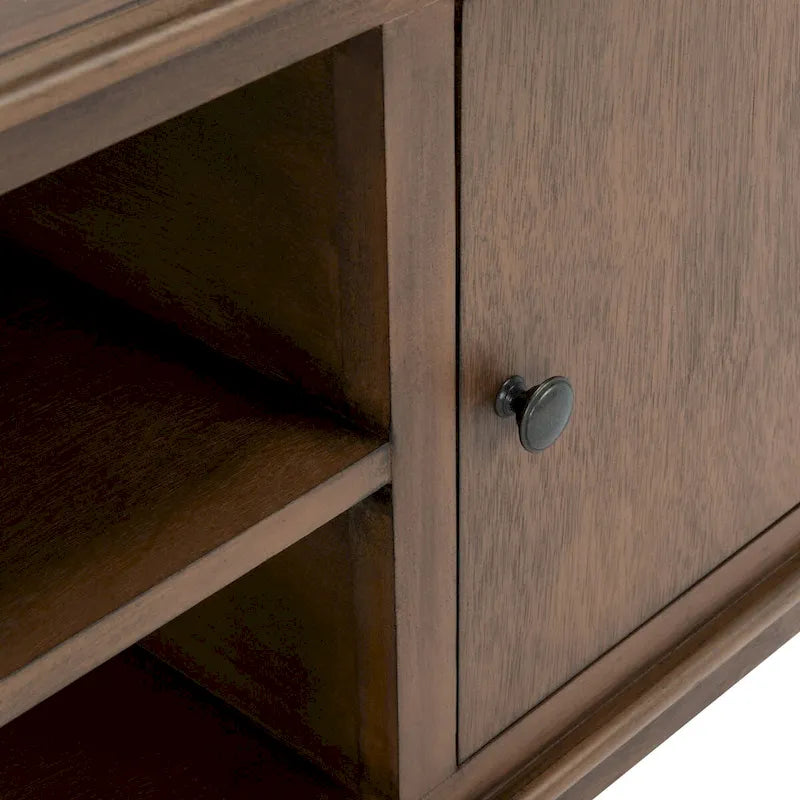 SAFAVIEH Tess 2-Door 1-Shelf TV Media Stand - 47.3 W x 15.8 L x 20 H - 47Wx16Dx20H