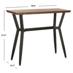SAFAVIEH Lynda Brown/ Black Console Table - 39.4 x 13.7 x 31.4 - 39Wx14Dx31H