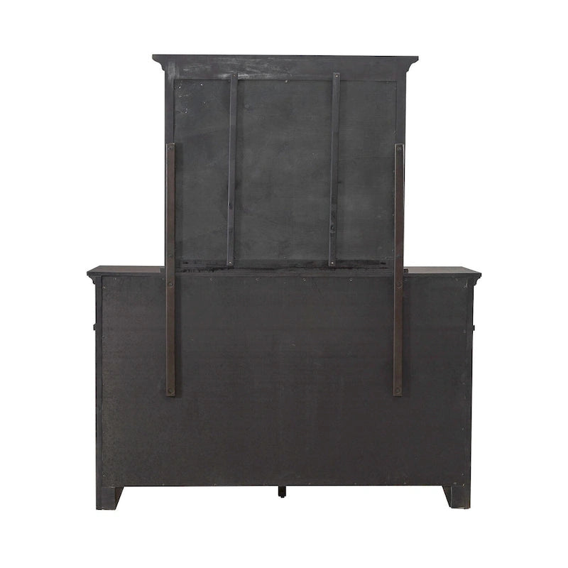 Paradise Valley Saddle Brown 8 Drawer Dresser