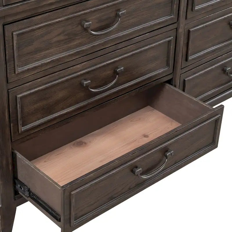 Paradise Valley Saddle Brown 8 Drawer Dresser