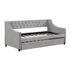 Daybed with Trundle Upholstered Tufted Sofa Bed,full Size