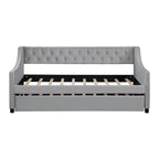 Daybed with Trundle Upholstered Tufted Sofa Bed,full Size