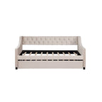 Daybed with Trundle Upholstered Tufted Sofa Bed,full Size