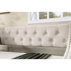 Daybed with Trundle Upholstered Tufted Sofa Bed,full Size