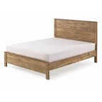 Yes4wood Albany Twin Bed Frame with Headboard, Solid Wood