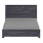Yes4wood Albany Twin Bed Frame with Headboard, Solid Wood
