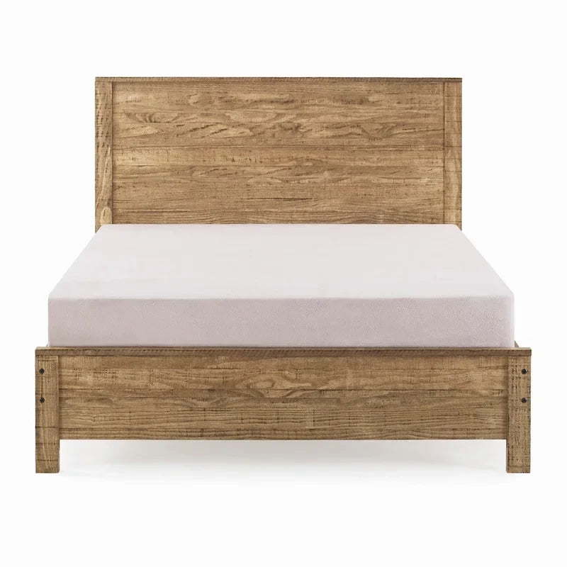 Yes4wood Albany Twin Bed Frame with Headboard, Solid Wood