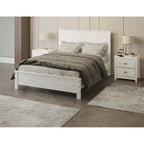 Yes4wood Albany Twin Bed Frame with Headboard, Solid Wood