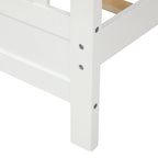 Wood Platform Bed with Headboard & Footboard, No Box Spring Needed