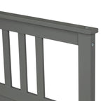 Wood Platform Bed with Headboard & Footboard, No Box Spring Needed