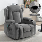 Recliner Chair for Living Room with Side Pocket