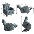 Recliner Chair for Living Room with Side Pocket