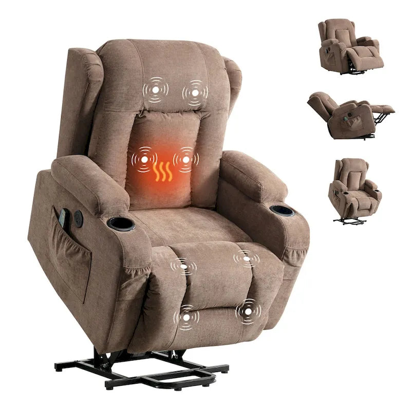 Recliner Chair for Living Room with Side Pocket