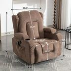 Recliner Chair for Living Room with Side Pocket