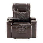 Power Motion Recliner with 2 Convenient Cup Holders