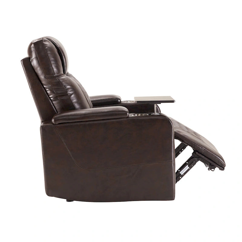 Power Motion Recliner with 2 Convenient Cup Holders
