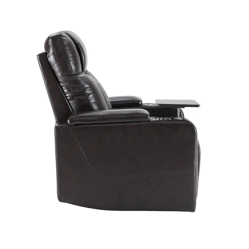Power Motion Recliner with 2 Convenient Cup Holders