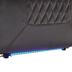 Power Motion Recliner with 2 Convenient Cup Holders