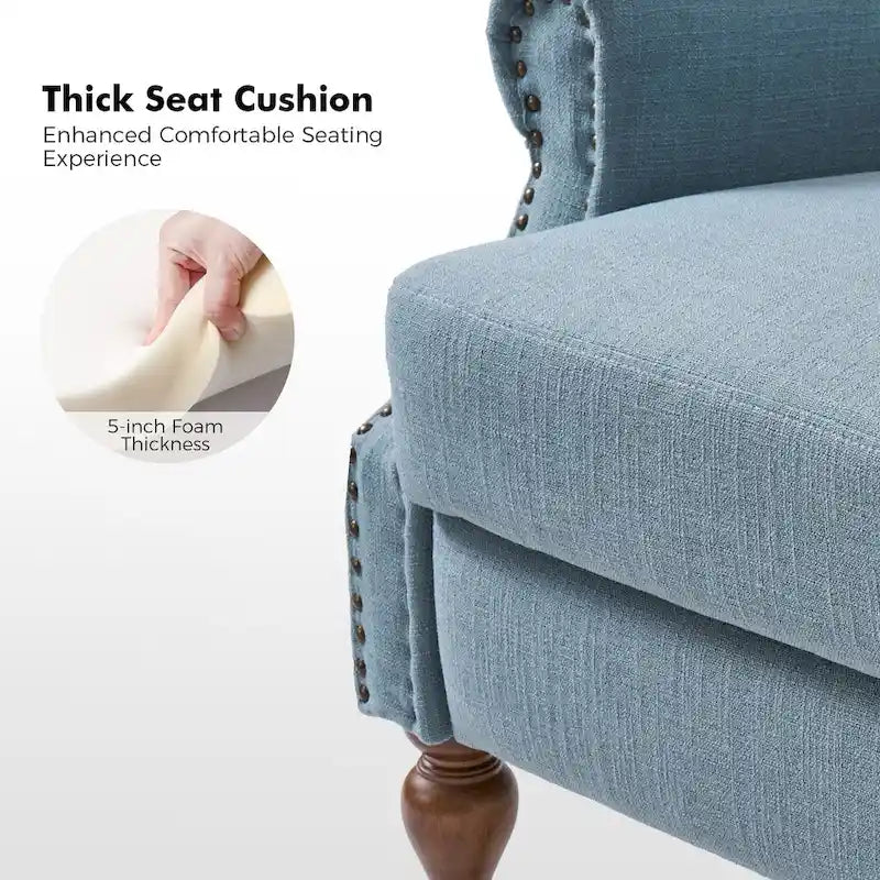 Terri Traditional Roll Arm Manual Recliner with Solid Wood Legs Set of 2 by HULALA HOME