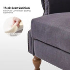 Terri Traditional Roll Arm Manual Recliner with Solid Wood Legs Set of 2 by HULALA HOME